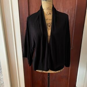 H&M Women's Black Draped Cardigan